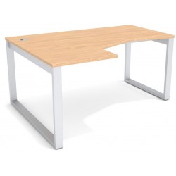 WUTEH biurko Focus FO-13 (120x160 cm) lewe