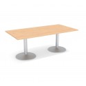 WUTEH stół konferencyjny SK-31, nogi T-2 (200x100 cm) 