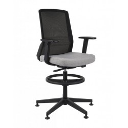 Szare krzesło biurowe Grospol krzesło biurowe Coco BS RB
