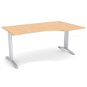 WUTEH biurko Flex FL-12 (100x160 cm) z wcięciem L