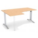 WUTEH biurko Flex FL-13 (120x160 cm) z wcięciem P