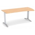 WUTEH biurko Flex FL-18 (100x180 cm) z wcięciem L