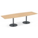 WUTEH stół konferencyjny  SK-72 (277x100/80 cm), noga T-22