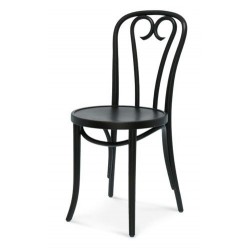 Czarne krzesło do jadalni Fameg krzesło 16 A-16
