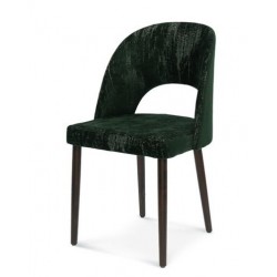 Czarne krzesło do jadalni Fameg krzesło ALORA A-1412
