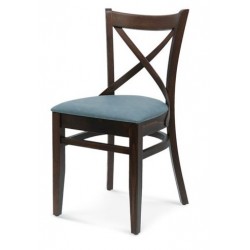 Niebieskie krzesło do jadalni Fameg krzesło bistro.1 A-9907/2

