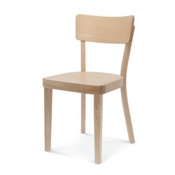 Czarne krzesło do jadalni Fameg krzesło SOLID A-9449 całe drewniane
