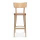 Fameg hoker, stołek barowy SOLID BST-9449 cały drewniany