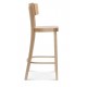 Fameg hoker, stołek barowy SOLID BST-9449 cały drewniany