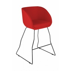 Grospol hoker JULA V na stalowej płozie do salonu, jadalni