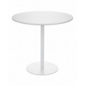 GROSPOL stolik Jula Table Low MDF, okrągły blat o śr. 80 cm, wys. 74 cm
