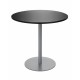 Grospol stolik Jula Table LOW MDF, okrągły blat o śr. 80cm, wys. 74 cm
