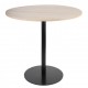 Grospol stolik Jula LOW Table Laminat, okrągły blat o śr. 80cm, wys. 74 