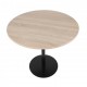 Grospol stolik Jula LOW Table Laminat, okrągły blat o śr. 80cm, wys. 74 