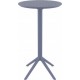 Siesta okrągły stolik SKY FOLDING BAR śr. 60cm składany