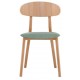 Paged nowoczesne krzesło A-4232 LOF buk, emalia, tapicerowane