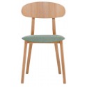 PAGED nowoczesne krzesło A-4232 Lof buk, emalia, tapicerowane