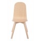 Grospol krzesło MALMO WOOD 4HW Square / Round