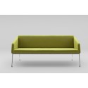 Marbet Style Sofa FIN 3 z podłokietnikami, podstawa metalowa