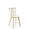 FAMEG krzesło Juve całe drewniane, buk lub jesion