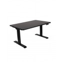 GROSPOL biurko regulowane Alto 101 Black 120x80 cm