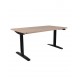 Biurko regulowane Alto 102 Black 160x80cm