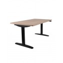 GROSPOL biurko regulowane Alto 102 Black 160x80 cm