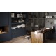 GROSPOL fotel biurowy Moon Wood HD drewno bukowe  black i chrome