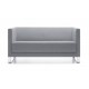 PROFIM sofa biurowa 2,5 siedziska na płozach Vancouver Lite 2,5V