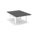 WUTEH zestaw 2 stołów Sky-Benche  z regulacją elektryczną z zaokrąglonymi narożnikami Sky-21R80 (120 cm)