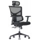 BROSCO krzesło ergonomiczne  Ergofly Sail Alum 