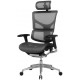 BROSCO krzesło ergonomiczne  Ergofly Sail Alum 