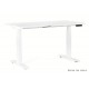 UNIQUE MEBLE biurko elektryczne Fighter Single Desk biały stelaż (140x70 cm)