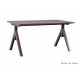 UNIQUE MEBLE biurko Mars Manager Desk czarny stelaż (150x80 cm)
