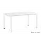UNIQUE MEBLE Pason Manager Desk biały stelaż (150x80 cm)