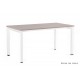 UNIQUE MEBLE Pason Manager Desk biały stelaż (150x80 cm)