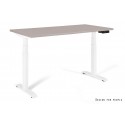 UNIQUE MEBLE biurko elektryczne Active I biały stelaż (160x70 cm)