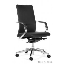 UNIQUE MEBLE fotel gabinetowy Trent  M eko-skóra