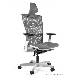 UNIQUE MEBLE fotel biurowy Reya tworzywo białe