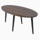 POPIÓŁ stolik owalny P4 dąb 120 cm