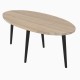 POPIÓŁ stolik owalny P4 dąb 120 cm