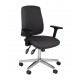 GROSPOL krzesło ergonomiczne Starter 3D black i chrom, Ibra