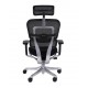 GROSPOL fotel biurowy Ergohuman 2 Elite ST BT Black - siedzisko tapicerowane