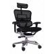 GROSPOL fotel biurowy Ergohuman 2 Elite ST BT Black - siedzisko tapicerowane