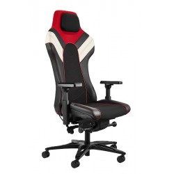 Czerwony fotel biurowy UNIQUE MEBLE fotel gamingowy Pitlane