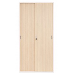 Szafa metalowa z przesuwnymi drzwiami Toronto Wood