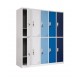 Szafa ubraniowa socjalna do szatni 10-drzwiowa Oxford Blend