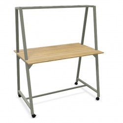 WUTEH stół wysoki mobilny z nadstawką SS-57 160 cm