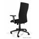 Krzesło biurowe BLACK ON BLACK PLUS wersja standardowa