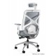 Krzesło biurowe HERO białe tkanina